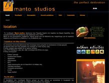 Tablet Screenshot of manto-studios.com